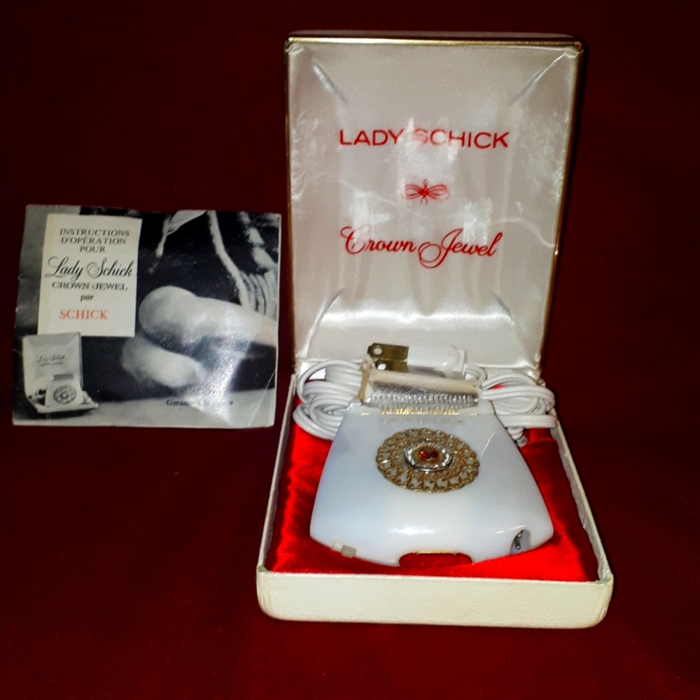Vintage lady Schick Crown Jewel electric razor